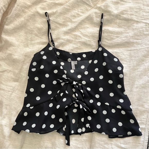 ASOS Cami with Ruffle and Tie Front - Picture 4 of 6